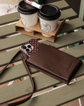 RFID Phone Bag - Chocolate | Suki
