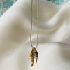 Duo Sardina necklace - two articulated fish