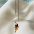 Duo Sardina necklace - two articulated fish