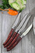 Laguiole Steak Knives, Set of 4, Pakkawood
