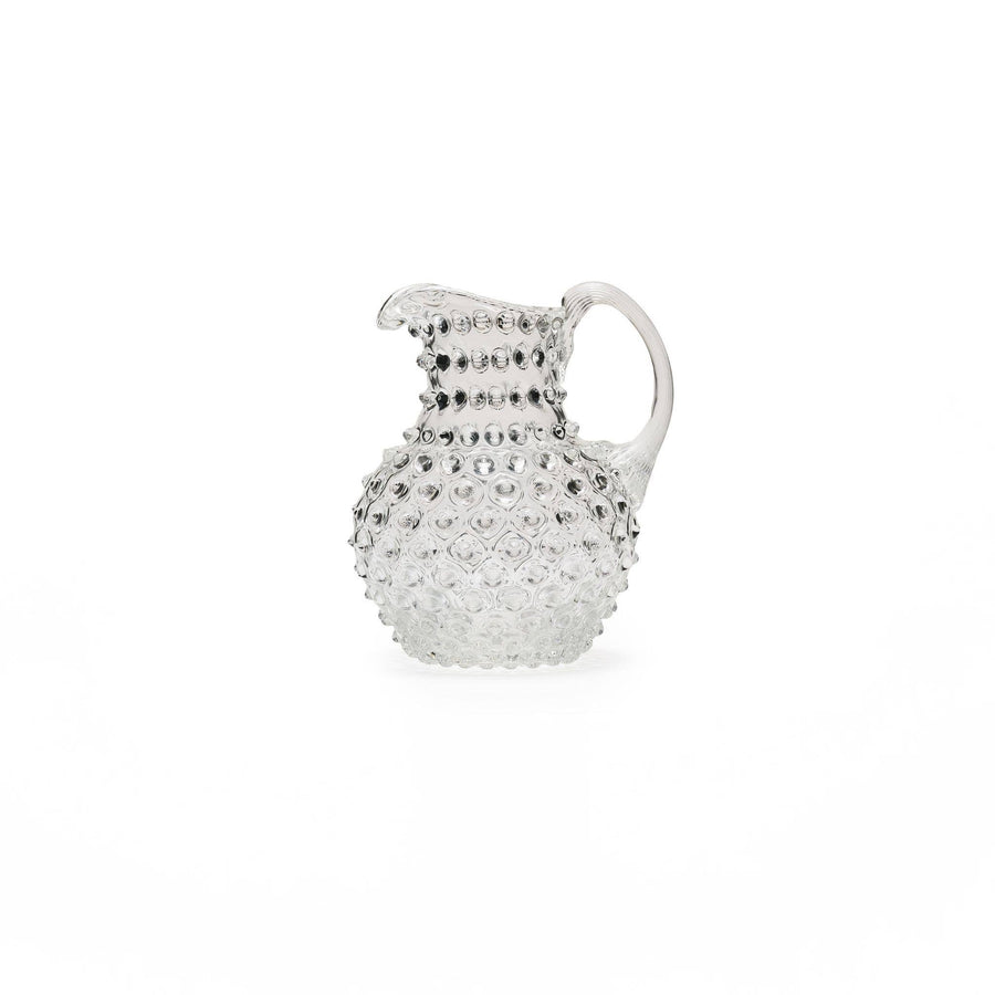 Hobnail Creamer | Clear Quartz | 1L | Bohemian Crystal