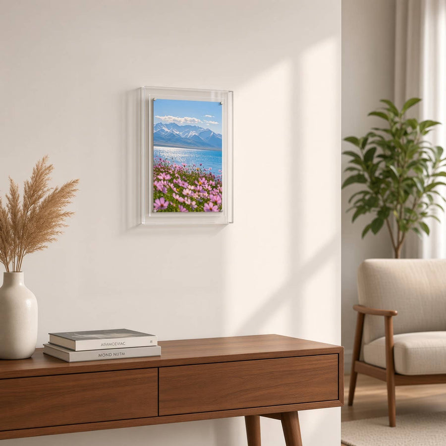Shadow Box Floating Acrylic Picture Frame (4x6)