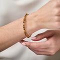 Berry Gem Petite Hinged Bangle - Tiger's Eye