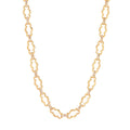 Maharani Petite Chain Necklace, 16"+2" - Clear Cubic Zirconia