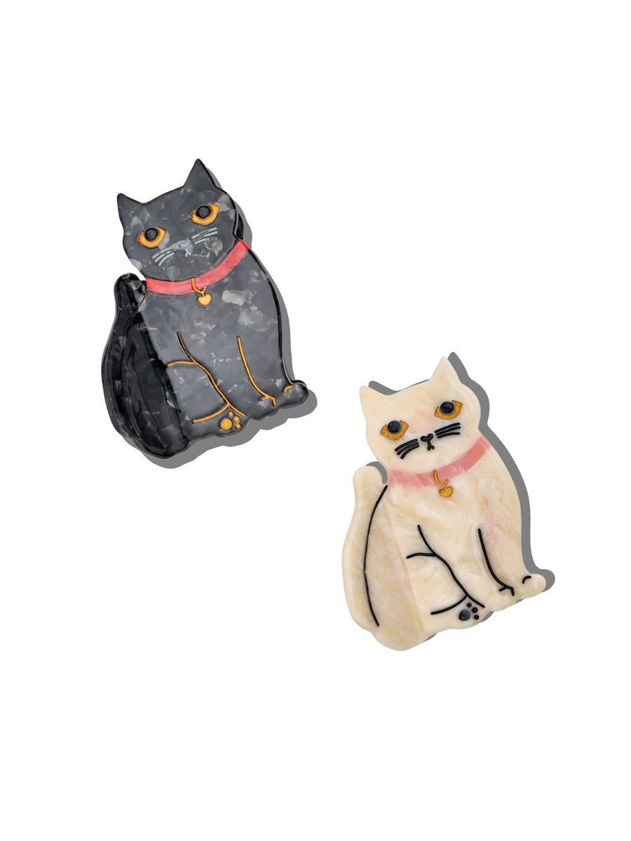 Hand-painted Kawaii Cat Claw Hair Clip