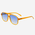 Billie Unisex Aviator Sunglasses - Light Brown