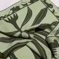 Familiar 100% Silk Scarf Bandana Hand Printed with Animals