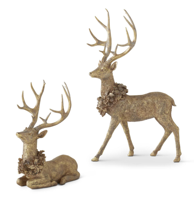 Gold Resin Deer