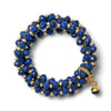 Glittering Lapis + Gold Sally Stack Bracelet