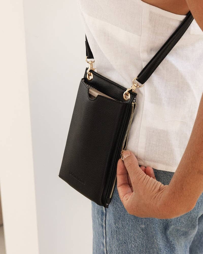 RFID Phone Bag - Black | Suki
