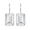 Emerald Cut Valencia-Crystal Silver