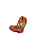 Hand-painted Daisy Cowboy Boot Claw Hair Clip | Eco-Friendly