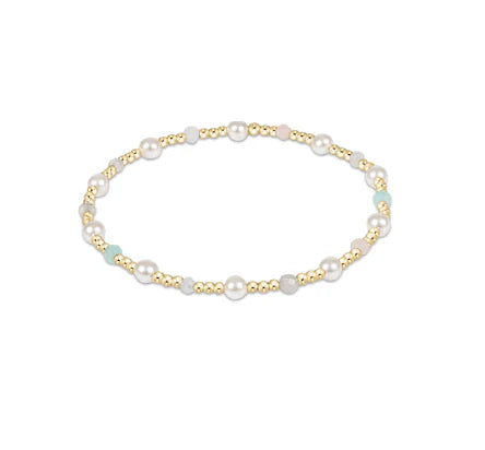 Pearl Sincerity Pattern 4mm Bead Bracelet - Hot Mess Spring 2025