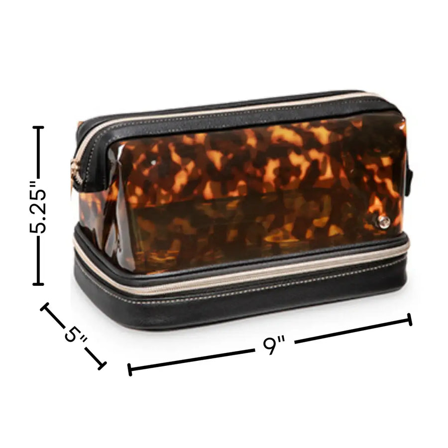 Miami Clearly Tortoise  Hannah Travel Organizer