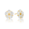 Mermaid Garden Petite Stud Earrings - MOP