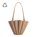 Shellie Nude Recycled Vegan Leather Shoulder Bag