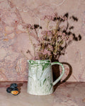 Marbled Olive Pitcher