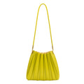 Carrie Pleated Vegan shoulder Bag