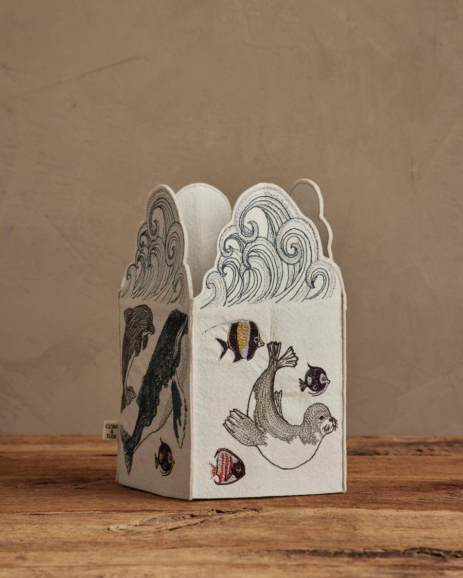 Swim Team Tissue Box Cover