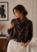 K21 Large Woolen Square Bandana
