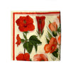 100% Silk Scarf Botanical Hibiscus Flower Summer Bandana