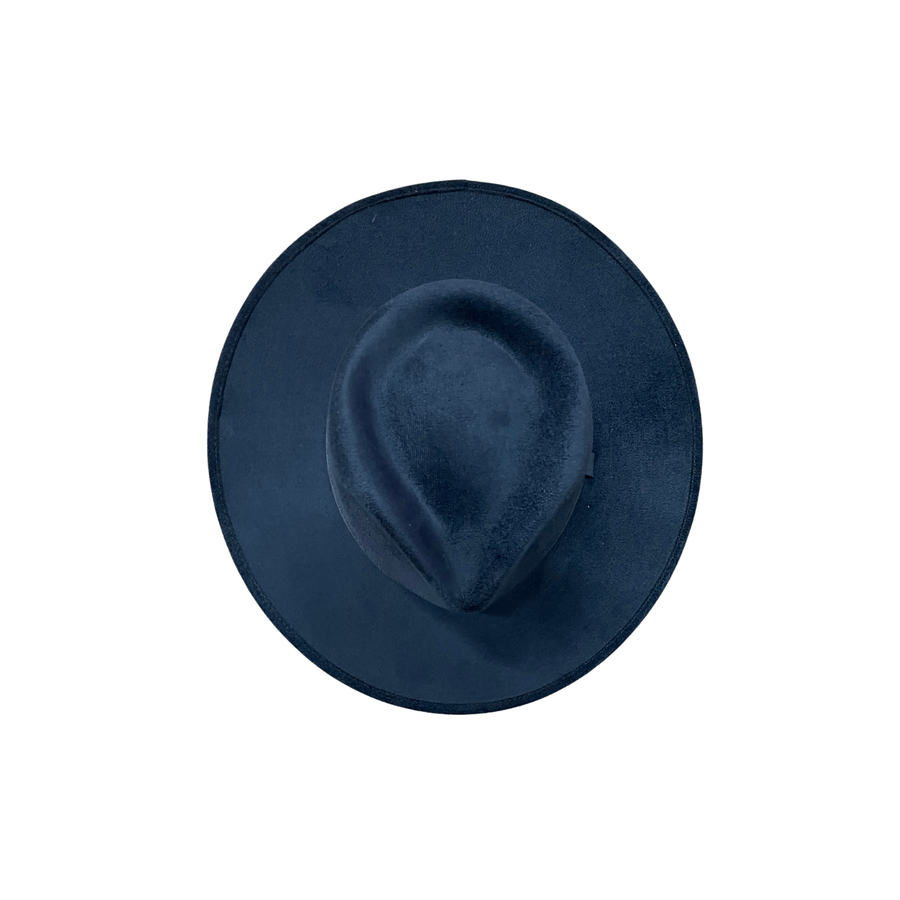 Vegan Suede Tear Drop Hat
