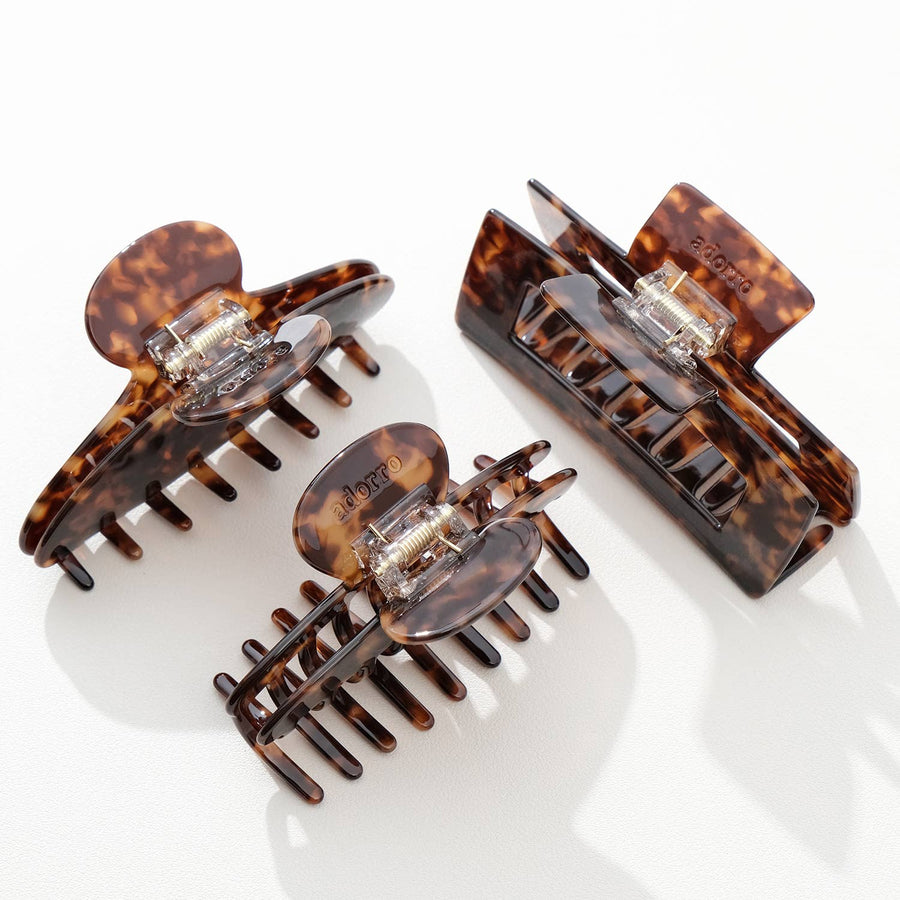 Deep Tortoise Large - Assorted Claw Clips