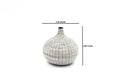 BLACK CONGO TINY S-Handcrafted Porcelain Bud Vase
