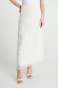 Elisa Silk Ruffle Skirt (SL201)