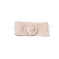 CINT-06 CIRCULAR BUCKLE LEATHER BELT