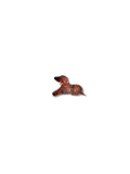 Hand-Painted Mini Dachshund Claw Hair Clip | Eco-Friendly
