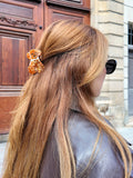 Hand-painted Doodle Puppy Claw Hair Clip | Eco-Friendly