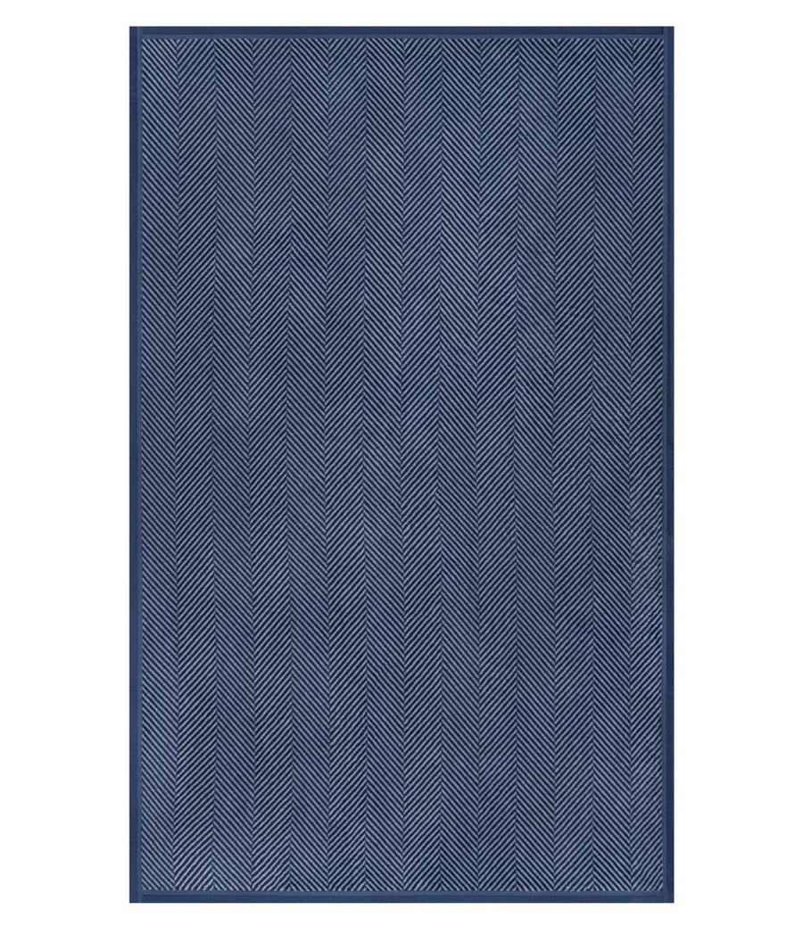Harborview Herringbone Navy Blanket