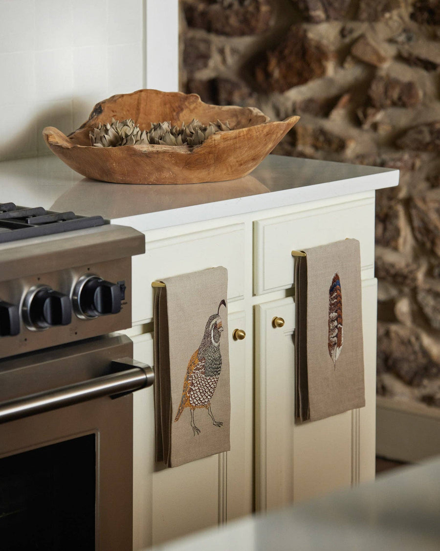 Quail Tea Towel