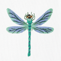 Dragonfly Pastel Hand Towel