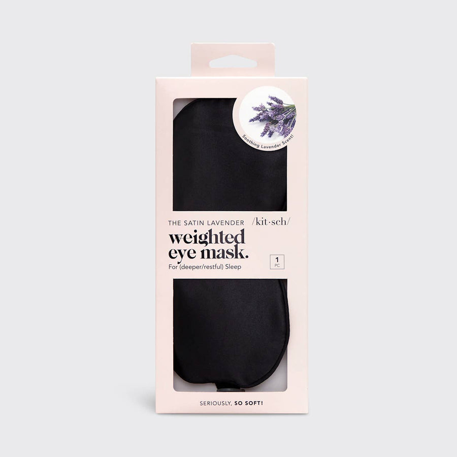 Lavender Scented Satin Weighted Eye Mask