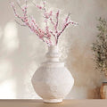 Paper Mache Vase Dia 13.8" & H 17.5"