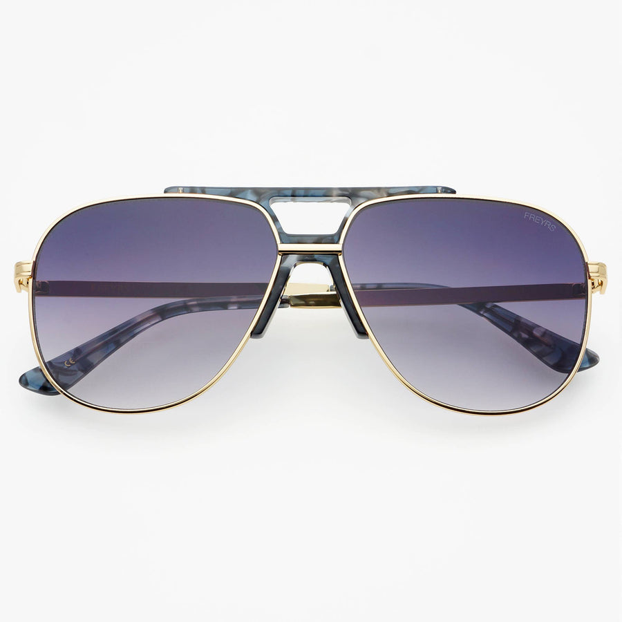 Logan Acetate Aviator Unisex Sunglasses