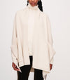 Cashmere Blend Open Poncho