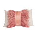 Ostrich Trim Pillow