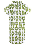 Jenny Dress - Green Palmetto