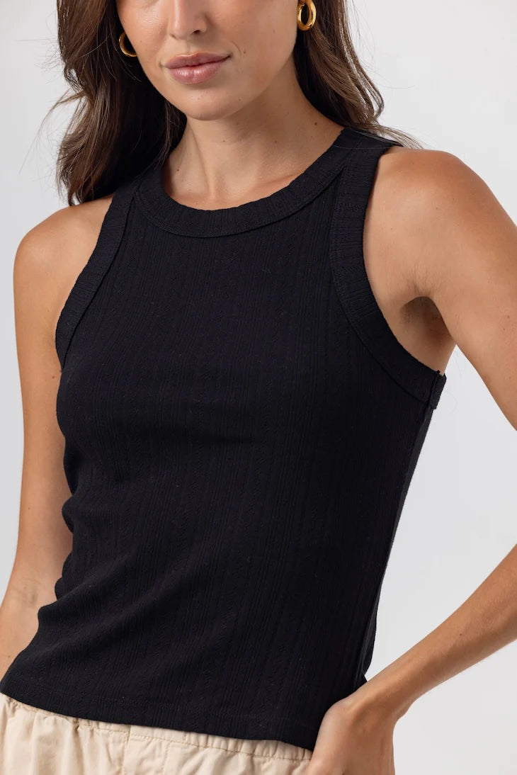 Pointelle Turner Tank