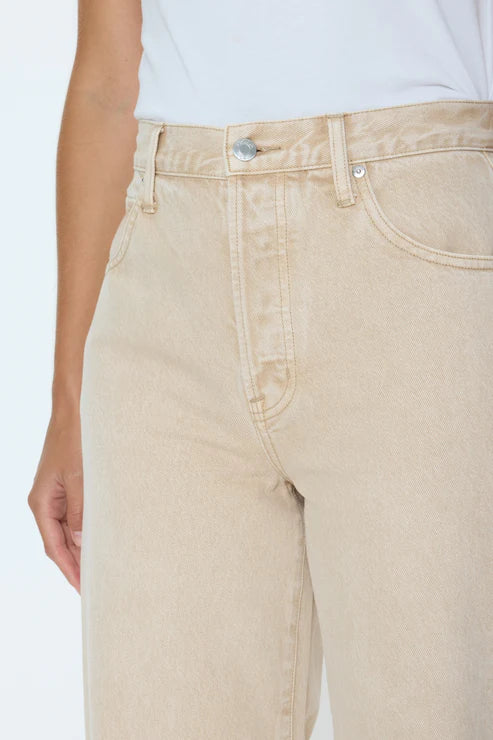 Tate Crop High Rise Bowed Wide Leg