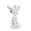 18.5 in White Glitter Standing Angel