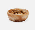 Hugo Amber Swirled Pinch Bowl