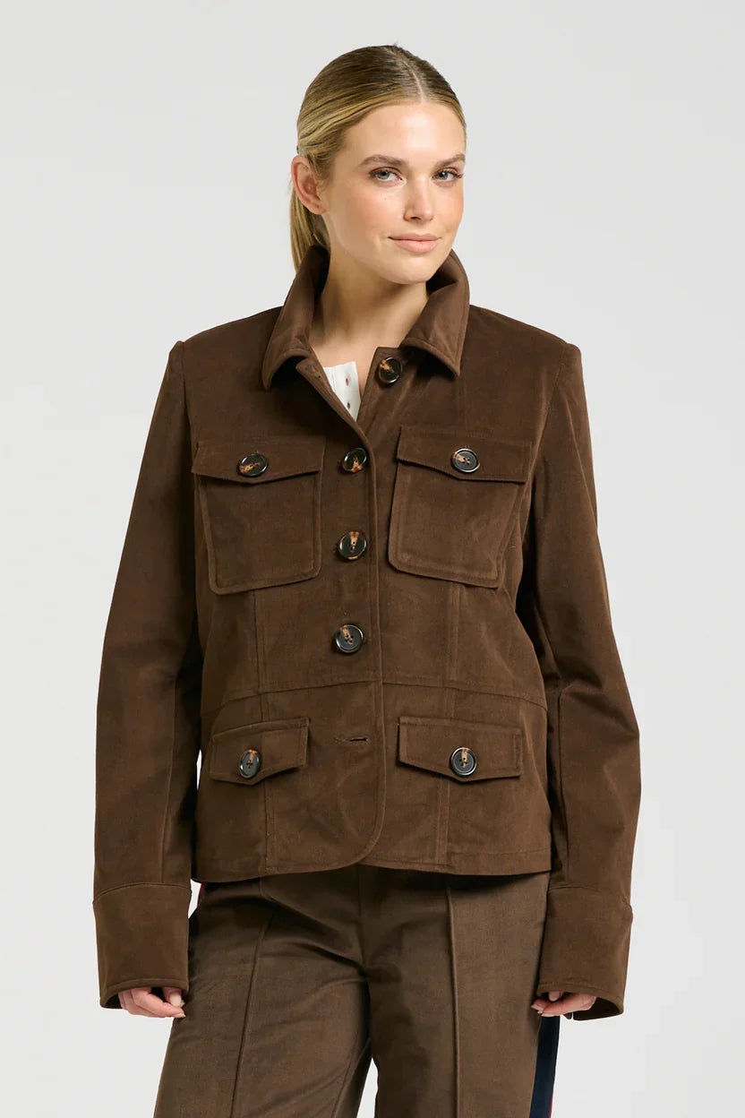 Hemming Velvet Twill Jacket