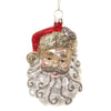 Vintage Glass Santa Head Ornament