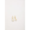 Yarrow Flower Earrings White Opal