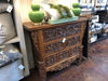 Indonesian Carved 6 Drawer Chest Teak 47 x 19.25x 41.5H