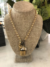 Short Toggle Lock Necklace